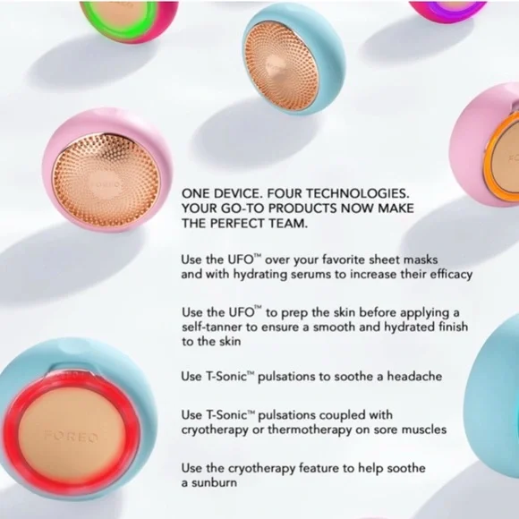 🆕 BNIB FOREO: UFO Mini Heated LED Power Pearl Pink (sealed)